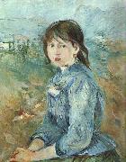 Berthe Morisot The Little Girl from Nice oil painting artist